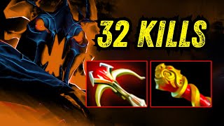 Insane Burst Damage Shadow Fiend Monkey King Bar  Daedalus 32Kills Dota 2 [upl. by Holna]