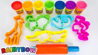 Create Animals with Play Doh Molds [upl. by Caldeira]