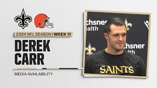 Derek Carr on explosive plays Jameis Winston  New Orleans Saints [upl. by Kania245]