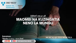 Maombi Na Kuzingatia Neno La Mungu  Zaburi 1194148  Mchungaji Tito [upl. by Leaw854]