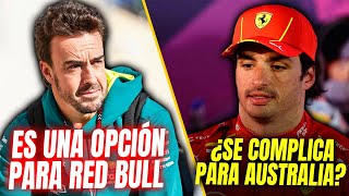 ALONSO ES UNA OPCIÓN PARA RED BULL  ¿CORRERÁ SAINZ EN AUSTRALIA [upl. by Wertheimer]