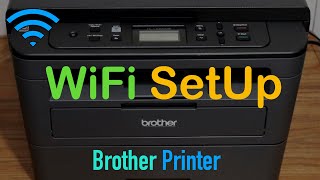 Brother Printer WiFi SetUp using the Control Panel [upl. by Adnuhsat]