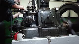 Ruston 15hp diesel engine from 1928 [upl. by Reniar]