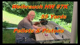 Weihrauch HW97K at 55 Yards [upl. by Assenav]