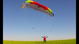 paragliding Ground handling training [upl. by Einnov]