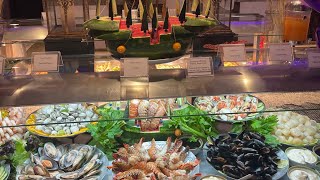 RIU All Inclusive Resort Cancun Buffet Dinner Review RIU Dunamar [upl. by Brett]