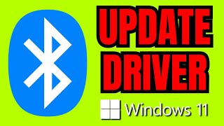 How To UPDATE Bluetooth Driver Windows 11 Quick amp Easy [upl. by Tayib]