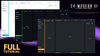 24 Modern Ui Python PySide6 Pyqt6 Desktop GUI app [upl. by Ahsilif]