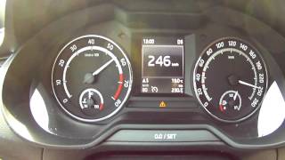 Skoda Octavia III RS 20TSI 220HPSoftware 300HP 100260Kmh [upl. by Airetnuhs]