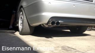 BMW E46 320Ci M54B22 Eisenmann Sound [upl. by Dloreg81]