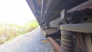 Lone Cow  Kawakawa  Forward bogie view  Bay Of Islands Vintage Railway [upl. by Sturges]