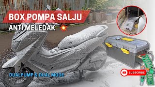 Pompa DC 12 Volt Box Dual Mode Cuci Mobil Motor Cuci Salju Portable Dual Pump  Snow V4 [upl. by Roid]