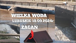 WIELKA WODA LUBUSKIE 2024r ŻAGAŃ [upl. by Ogdan]