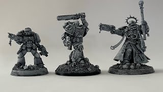 Space Marine conversions Primaris Chaplain and Captain from the Sternguard box 40k [upl. by Mulcahy]