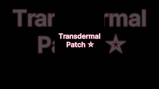 Transdermal Patch in Pharmacology inicet fmge pharamcology aiimspg [upl. by Nerha899]