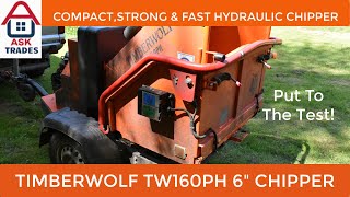 Timberwolf Wood Chipper TW160PH In Action [upl. by Adnoval]