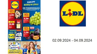 Gazetka Lidl PL  02092024  04092024  Od poniedziałku [upl. by Eanwahs898]