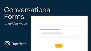 Create Conversational Forms with Paperform Typeform Alternative [upl. by Amabelle937]