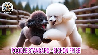 Poodle vs Bichon Frise The Ultimate Showdown of Agility and Spirit [upl. by Wulf]