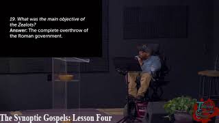 The Synoptic Gospels Lesson Four  The Jewish Religious System [upl. by Marozik]