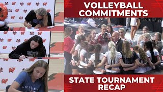 Volleyball commits are excited for their futures following the team’s unexpected state tournament [upl. by Kitty513]