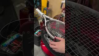 Behind the Scenes Yonex VCore Racket Stringing [upl. by Crocker219]