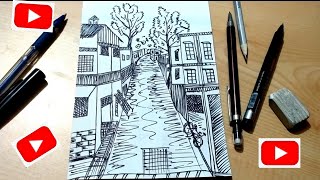 Urban Sketching tutorial beginner rakesh Art [upl. by Ydnas]