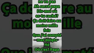 Stromae  papaoutai  Lyrics Scrolling [upl. by Mayyahk67]