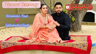 Live  Wedding Ceremony  Harwinder Kaur 💞 Sukhwinder Singh [upl. by Morrison]