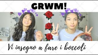 GRWM  VI INSEGNO COME FARE I BOCCOLI  EM [upl. by Rika]