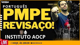 🔴LIVE PMPE  REVISAÇO PORTUGUÊS  Resolução de questões com Pedro Lima [upl. by Pressey]