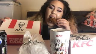 LOCKDOWN KFC MUKBANG  LONDON  UK [upl. by Ylrebmi]