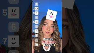 Ranking “POPULAR” Roblox FACES [upl. by Fesoj528]