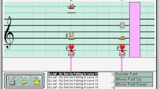 Usher DJ Got Us Falling In Love  Mario Paint Composer by Jaf [upl. by Nwahsek108]