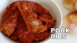 Pork Ribs Goan Recipe  Pork Ribs cooked in Recheado Masala  Pork Recipe Goan Food Recipes [upl. by Llezniuq]