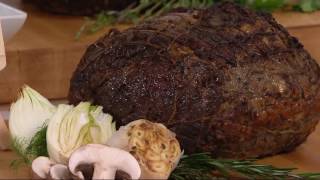 Rastelli 455 lb Black Angus Center Cut Prime Rib Roast on QVC [upl. by Eillil]