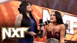 Lyra Valkyria and Tatum Paxley challenge The Kabuki Warriors NXT highlights Feb 27 2024 [upl. by Zebulon]