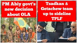 PM Abiy govts new decision about Oromo Liberation Army Tsadkan amp Getachew team up to sideline TPLF [upl. by Adiaj]