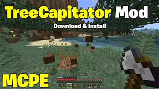 How To Download TreeCapitator Addon for MCPE 121 [upl. by Lindberg]