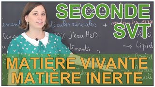 Matière vivante et matière inerte  SVT Seconde  Les Bons Profs [upl. by Ynaffit]