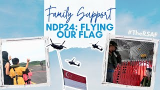 NDP 2024 Flying our Flag Family Support [upl. by Anhavas828]