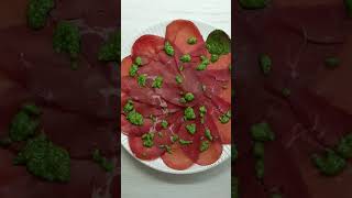 BRESAOLA CON GRANA E PESTO DI RUCOLA [upl. by Aneloc]