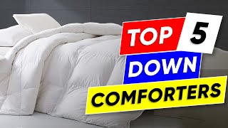 Top 5 Down Comforters in 2024 👌 [upl. by Ahsok710]