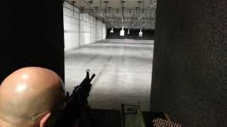 Shooting a SCAR 17S at the range [upl. by Ahsitra]