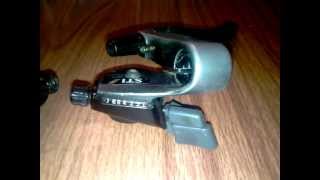 Shimano STI STM050LR 3x7v [upl. by Enneiluj]