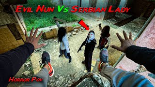 Evil Nun vs Serbian Dancing Lady  Horror Pov  TeamFMB [upl. by Laurence]