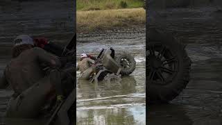 Girl Just Cant Stay on 4 Wheeler in the Mud [upl. by Nohsav]