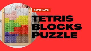 ASMR TETRIS BLOCKS PUZZLE [upl. by Mmada765]