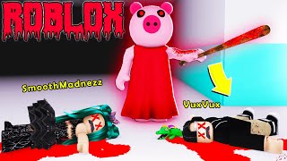 ROBLOX PIGGY vs Husband and Wife ft VuxVux [upl. by Grissom139]