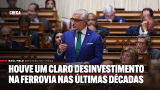 Houve um claro desinvestimento na ferrovia nas últimas décadas [upl. by Eirotal]